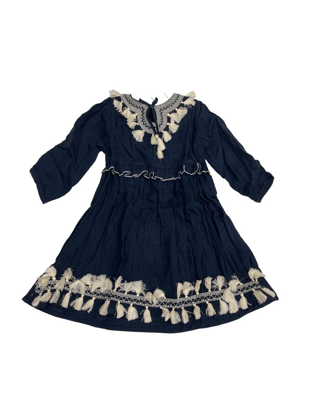NWT Poppet & Fox Size 6 Embroidered Keyhole Neck Dress